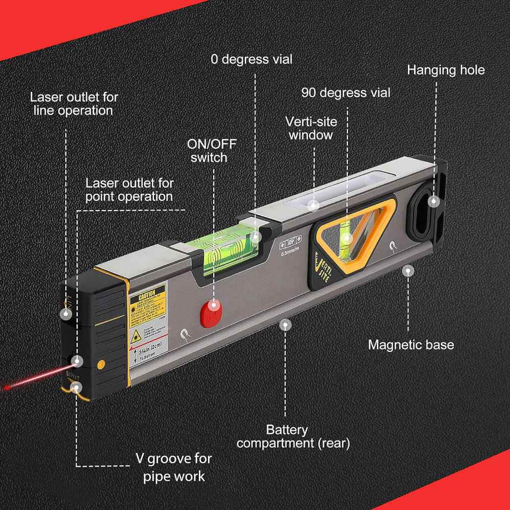 Leveling Tool dimensions and specifications